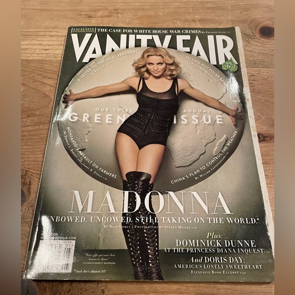 Vanity Fair Madonna 2008 Third annual green issue collectors magazine - Picture 1 of 13